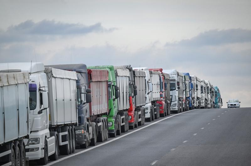 Masini transportand grane, Foto: Daniel MIHAILESCU / AFP / Profimedia