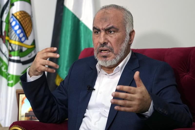 Ghazi Hamad, membru al biroului politic al Hamas, Foto: Bilal Hussein / AP / Profimedia