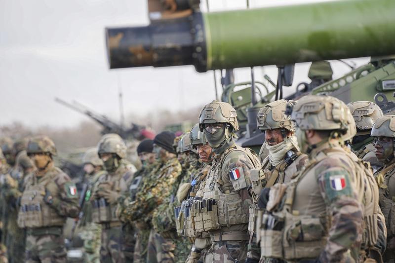 Soldati francezi la Cincu, Foto: Frederic Petry / AFP / Profimedia Images