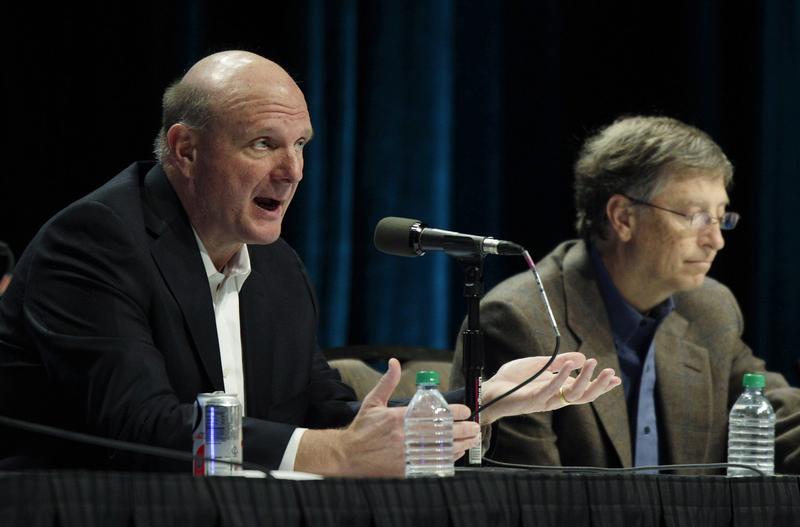 Steve Ballmer alaturi de Bill Gates in 2012, Foto: Ted S. Warren / AP / Profimedia