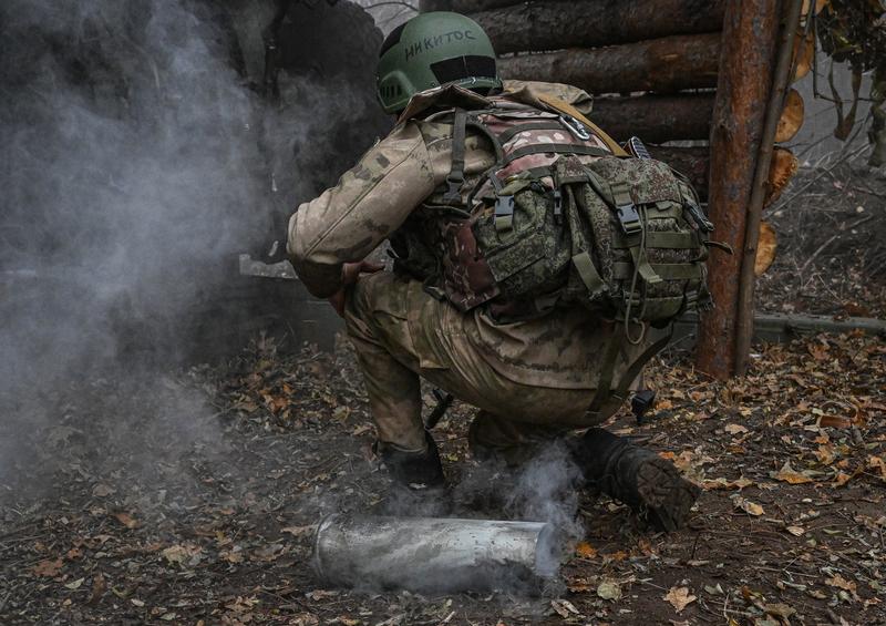 Soldat rus pe front în regiunea ucraineană Lugansk, Foto: Stanislav Krasilnikov / Sputnik / Profimedia