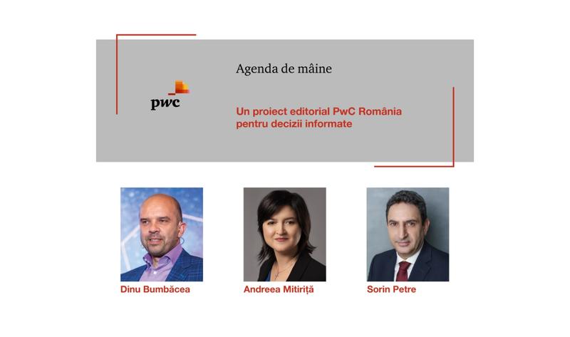 Dinu Bumbăcea, Andreea Mitiriță, Sorin Petre, Foto: PwC România