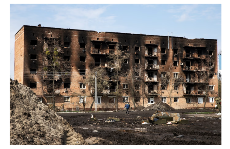 Clădire distrusă în război, Foto: freepik.com