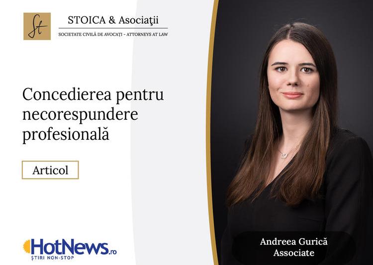 Andreea Gurică, Foto: STOICA & Asociatii
