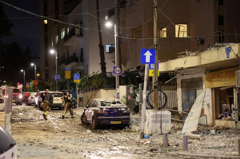 Atac masiv cu rachete asupra Israelului, lansat de militanții Hamas din Gaza, Foto: JACK GUEZ / AFP / Profimedia