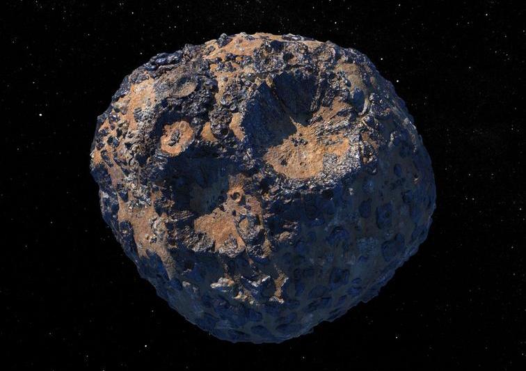 Asteroidul Psyche - ilustratie, Foto: NASA