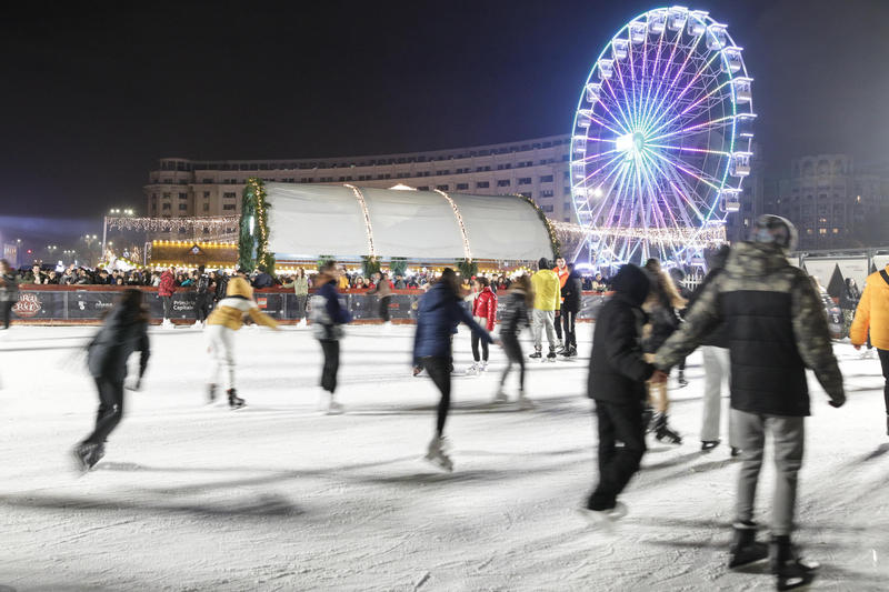 Târgul de Crăciun din Piața Constituției - noiembrie 2022, Foto: Inquam Photos / Sabin Cirstoveanu