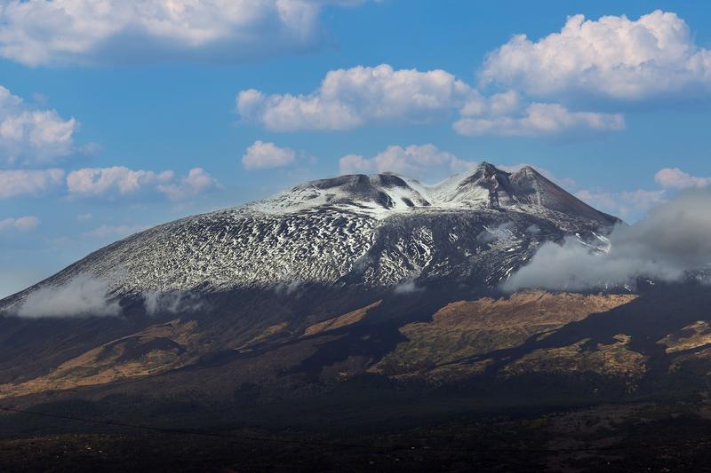 Prima zăpadă pe Muntele Etna, Foto: ALBIT / SplashNews.com / Splash / Profimedia