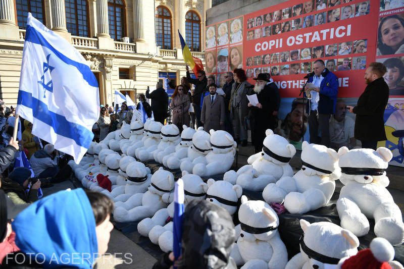 Miting pro-israelian în București, Foto: AGERPRES