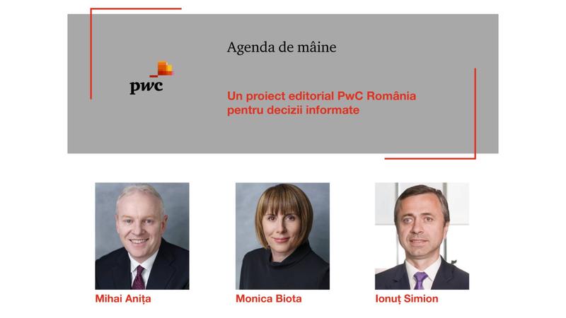 Ionuț Simion, Mihai Anița, Monica Biota, Foto: PwC România