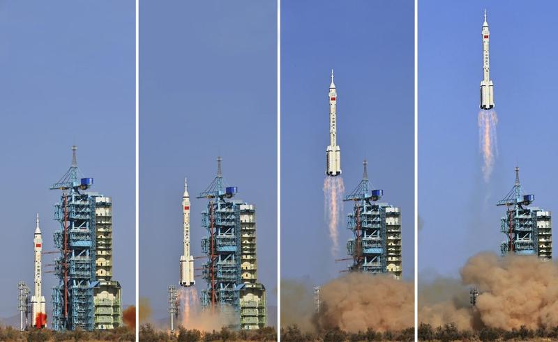 Racheta lansata de China, Foto: Li Gang / Xinhua News / Profimedia Images