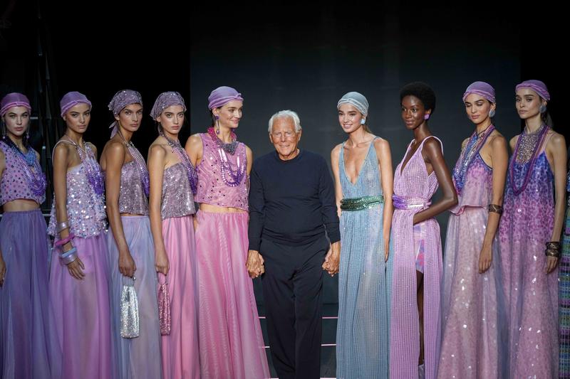 Giorgio Armani la Saptamana Modei din Milano, Foto: IPA / SplashNews.com / Splash / Profimedia