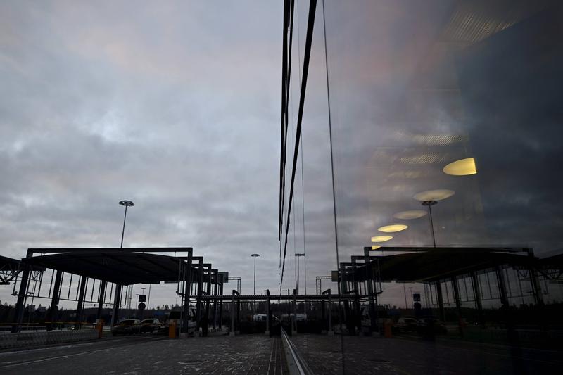 Punctul de trecere a frontierei din Nuijamaa, la granita dintre Finlanda si Rusia, Foto: Vesa Moilanen-Lehtikuva / Sipa Press / Profimedia Images