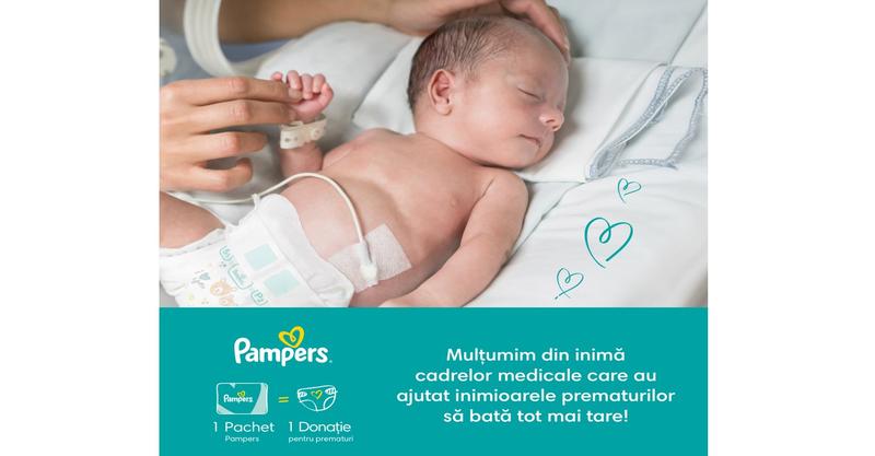 Pampers continuă să fie alături de bebelușii născuți prematur , Foto: www.pampers.ro