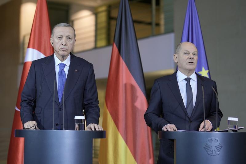 Recep Erdogan si Olaf Scholz, Foto: Markus Schreiber / AP / Profimedia