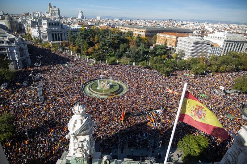 Zeci de mii de spanioli au ieşit în stradă la Madrid, Foto: Luis Soto / Zuma Press / Profimedia