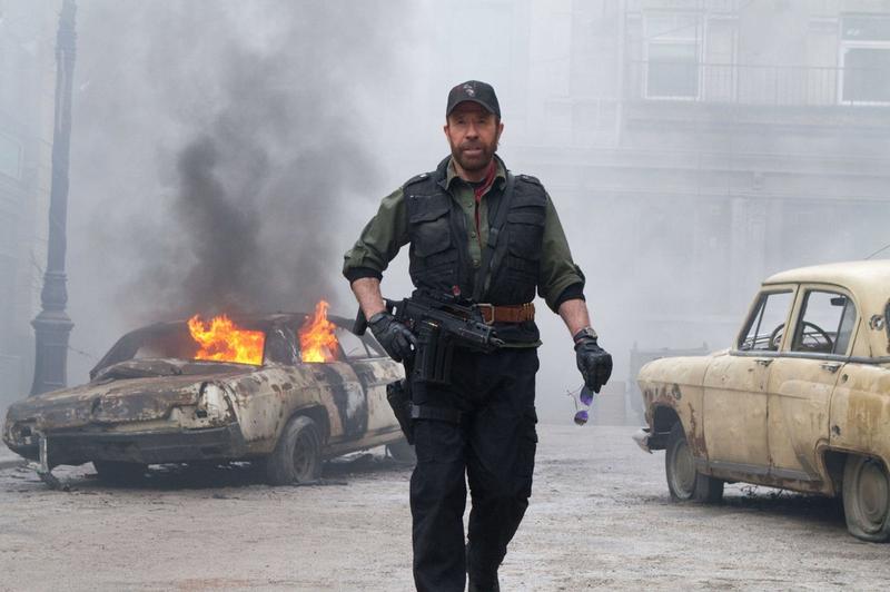 Chuck Norris în filmul Expendables 2, Foto: Moviestore / Shutterstock Editorial / Profimedia