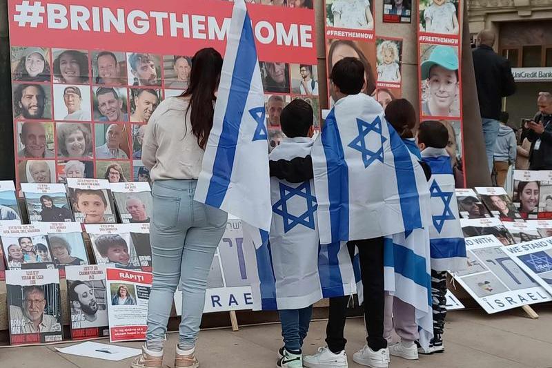 Protest pro Israel la Bucuresti, Foto: Hotnews / Alexandra Coslea