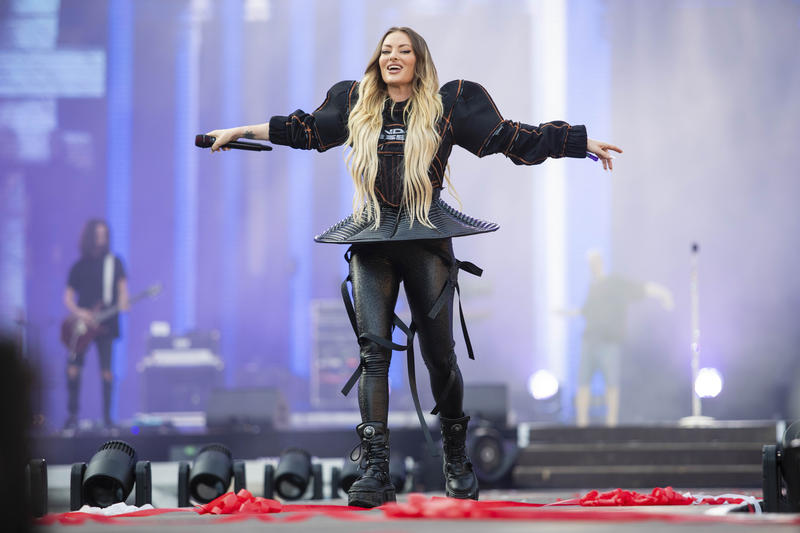 Delia la UNTOLD 2023, Foto: Inquam Photos / Simion Sebastian Tataru