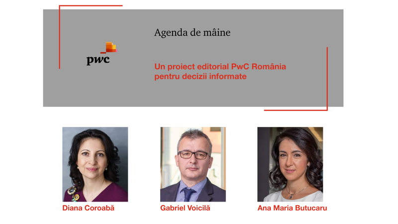 Diana Coroabă, Gabriel Voicilă, Ana Maria Butucaru, Foto: PwC România