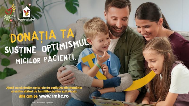 ​O nouă campanie McHappy Day®, o nouă șansă de a dona, Foto: Fundația pentru Copii Ronald McDonald
