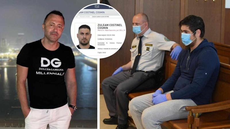 Cosmin Zuleam, unul dintre ucigașii lui Adrian Kreiner, a fost condamnat în Slovenia pentru furt, Foto: Colaj fanatik.ro