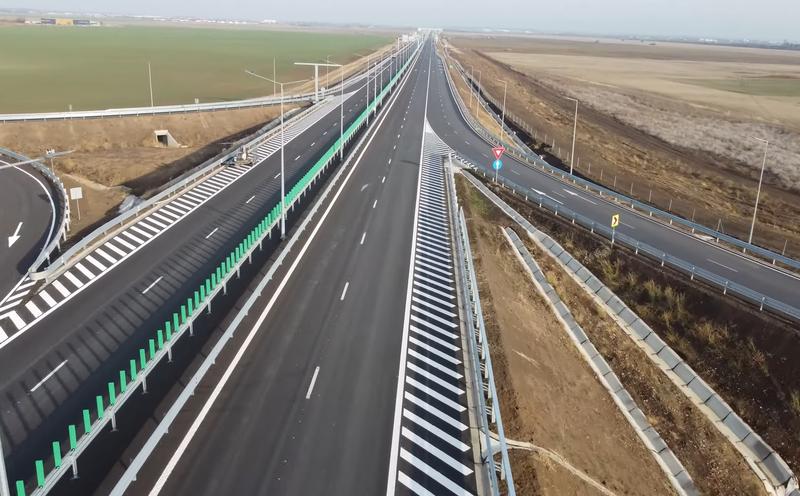 Autostrada A0 - Lotul 2 Nord, Foto: Captura YouTube / Construim Romania