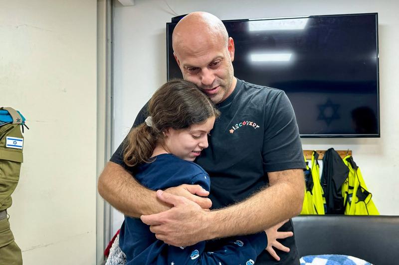 Hila Rotem, prizoniera de 13 ani eliberată, Foto: AFP / AFP / Profimedia