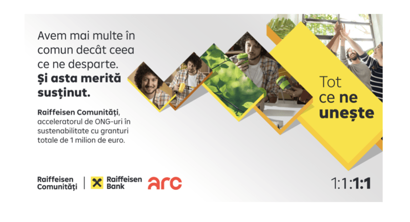 Programul Raiffeisen Comunități oferă granturi totale în valoare de 1 milion de euro, Foto: Raiffeisen Bank