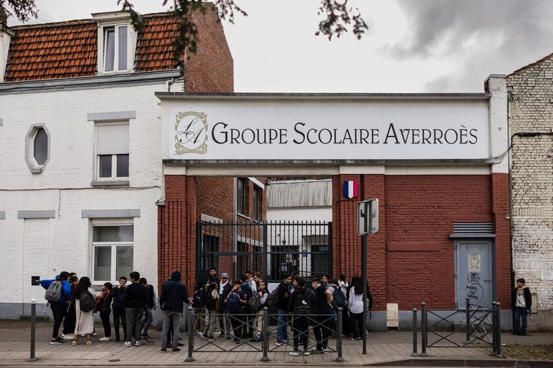 Grup Scolar Averroes, Lille, Foto: Sameer Al-DOUMY / AFP / Profimedia