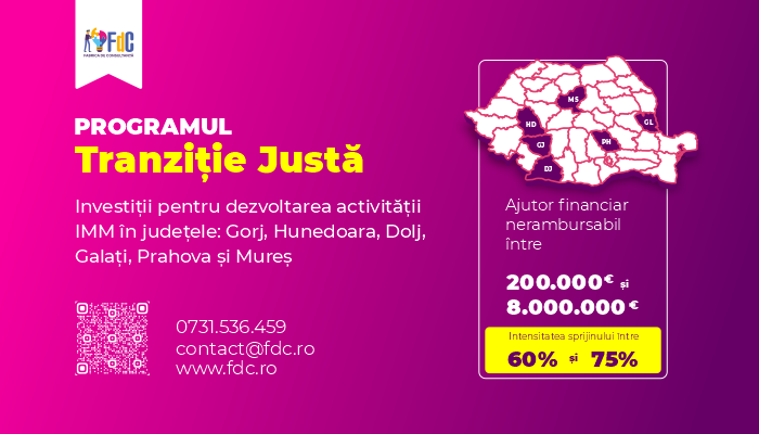 Programul Tranziție Justă, Foto: Fabrica de Consultanță