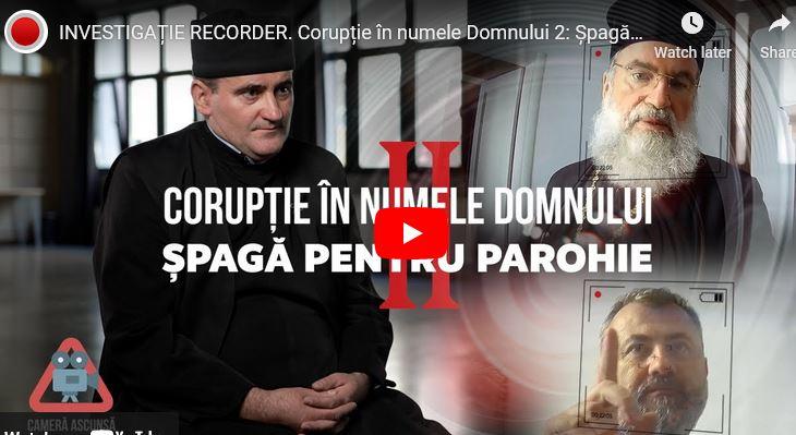 Spaga pentru parohie, Foto: Captura Recorder.ro