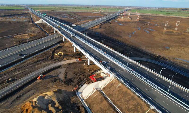Autostrada A0 la intersectia cu A3, Foto: Captura YouTube