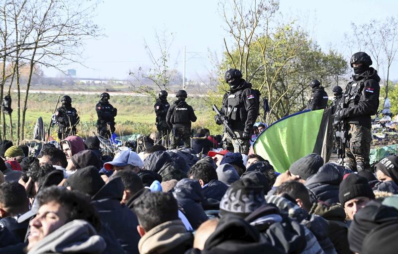 Migranti in Serbia, Foto: Serbian Ministry of Interior / Associated Press / Profimedia Images