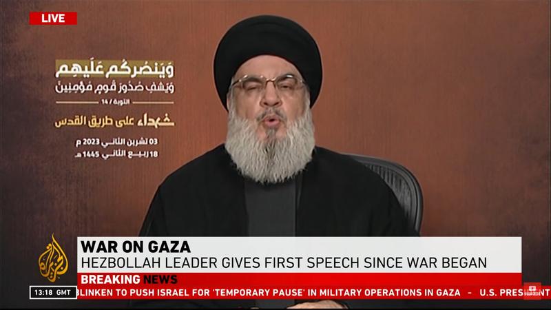 Liderul Hezbollah, Sayyed Hassan Nasrallah, Foto: Captura video