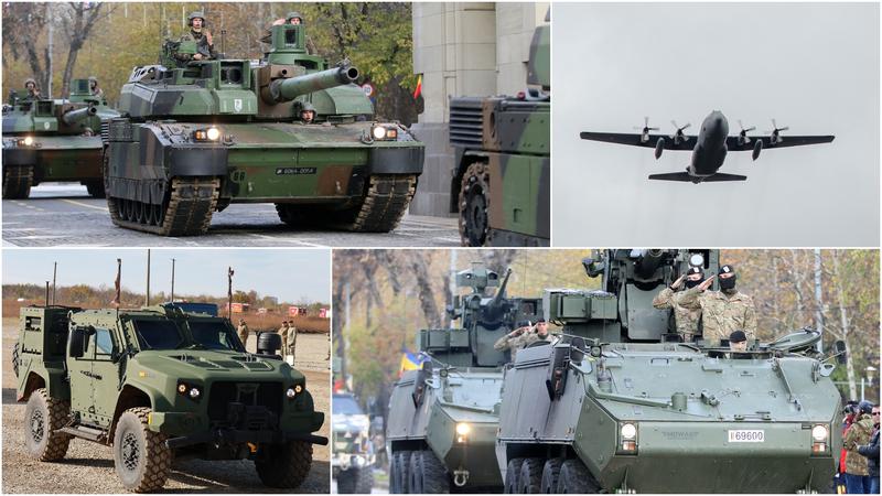 Parada militara de 1 decembrie 2023, Foto: Colaj foto