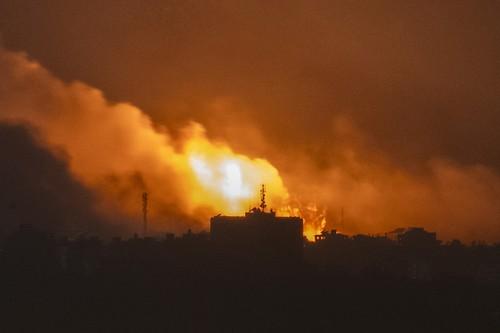 Fotografie făcută la Sderot, de-a lungul graniței cu Fâșia Gaza- 5 noiembrie 2023, Foto: ARIS MESSINIS / AFP / Profimedia