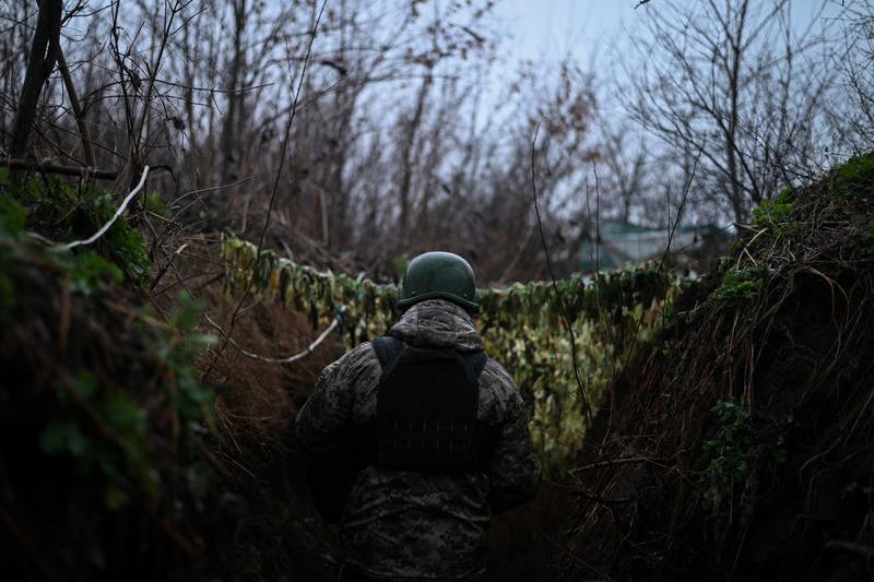 Soldat ucrainean în zona Horlivka, Foto: Madeleine Kelly/ZUMA / SplashNews.com / Splash / Profimedia