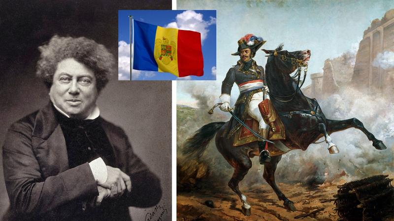 Scriitorul Alexandre Dumas și tatăl său, generalul Theodore-Alexandre Dumas, Foto: Colaj fanatik.ro