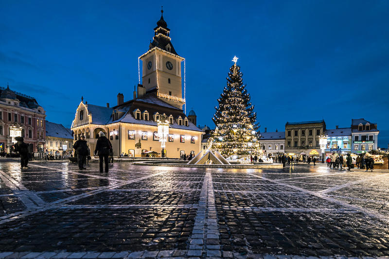 Brașov, Piața Sfatului, Foto: Inquam Photos / Attila Szabo