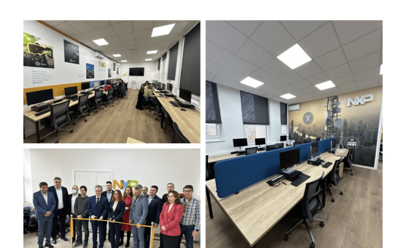 Laboratorul, dotat și amenajat de NXP, este destinat tuturor studenților facultății de Automatică și Calculatoare, Foto: NXP Romania