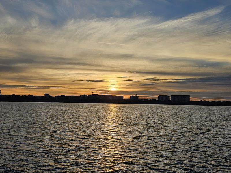 Peisaj de noiembrie la apus, Foto: Vlad Barza / HotNews.ro