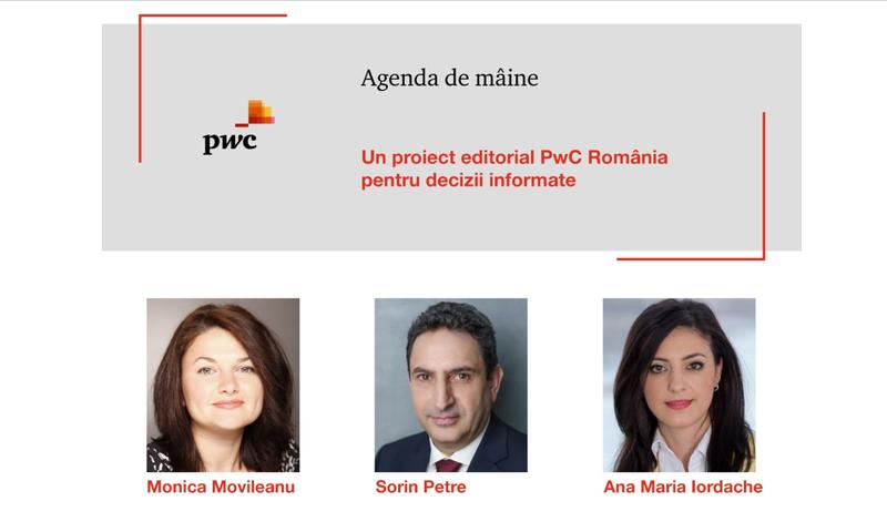 Monica Movileanu, Sorin Petre, Ana Maria Iordache, Foto: PwC România