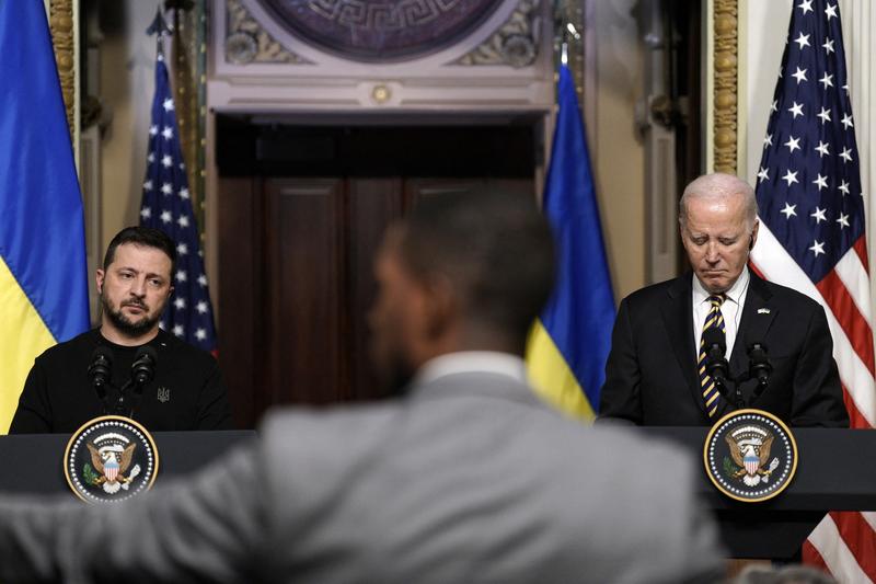 Volodimir Zelenski și Joe Biden, Foto: Gripas Yuri/ABACA / Abaca Press / Profimedia