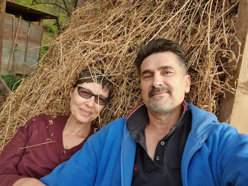 Andra și Adrian, la Cerbureni, Foto: Andra Velicu