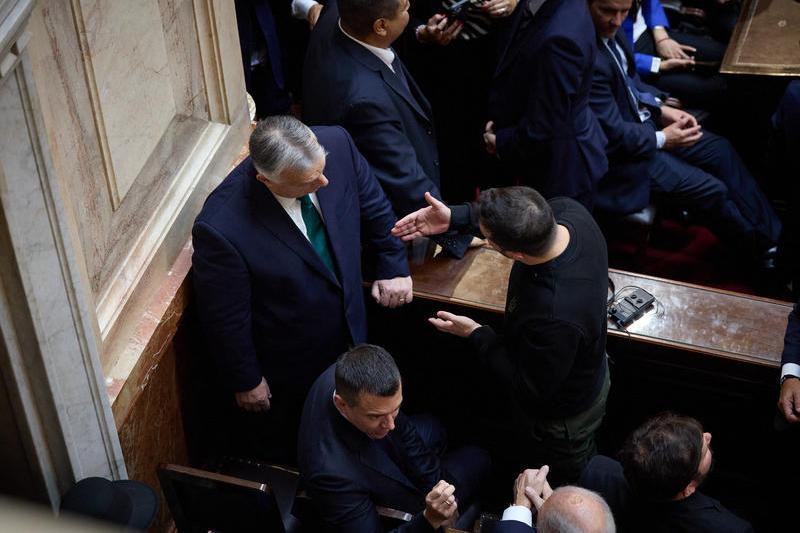 Volodimir Zelenski si Viktor Orban, Foto: ABACA / Abaca Press / Profimedia