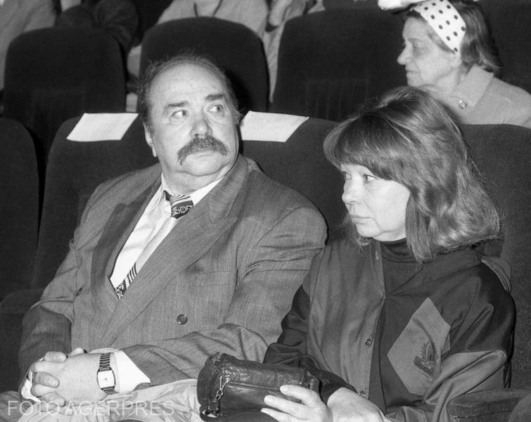 Anda Caropol (dreapta) alaturi de George Constantin (stanga), Foto: Agerpres