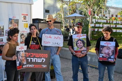 Proteste după uciderea a trei ostatici israelieni de cătra Armata Israelului, Foto: Alberto PIZZOLI / AFP / Profimedia