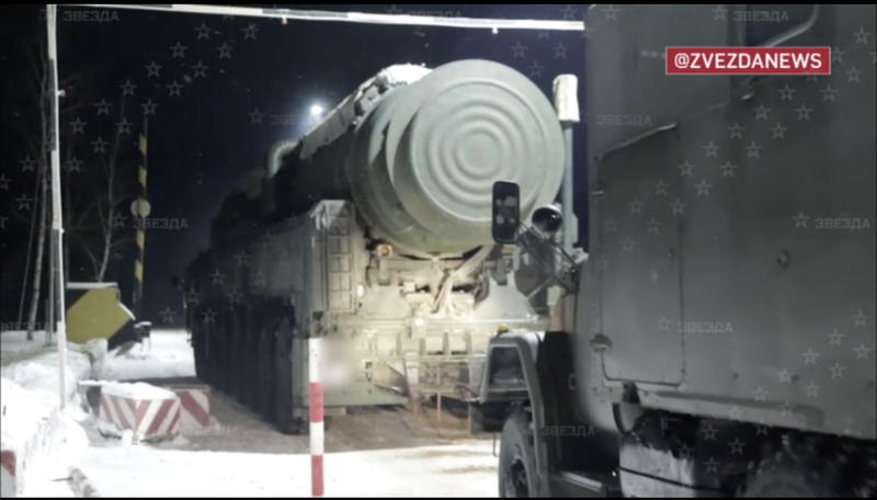 Convoi rusesc cu o rachetă cu capacități nucleare Yars, Foto: Not supplied / WillWest News / Profimedia