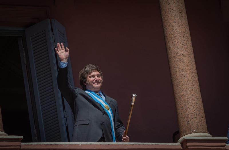 Javier Milei, președintele Argentinei, Foto: dpa picture alliance / Alamy / Alamy / Profimedia